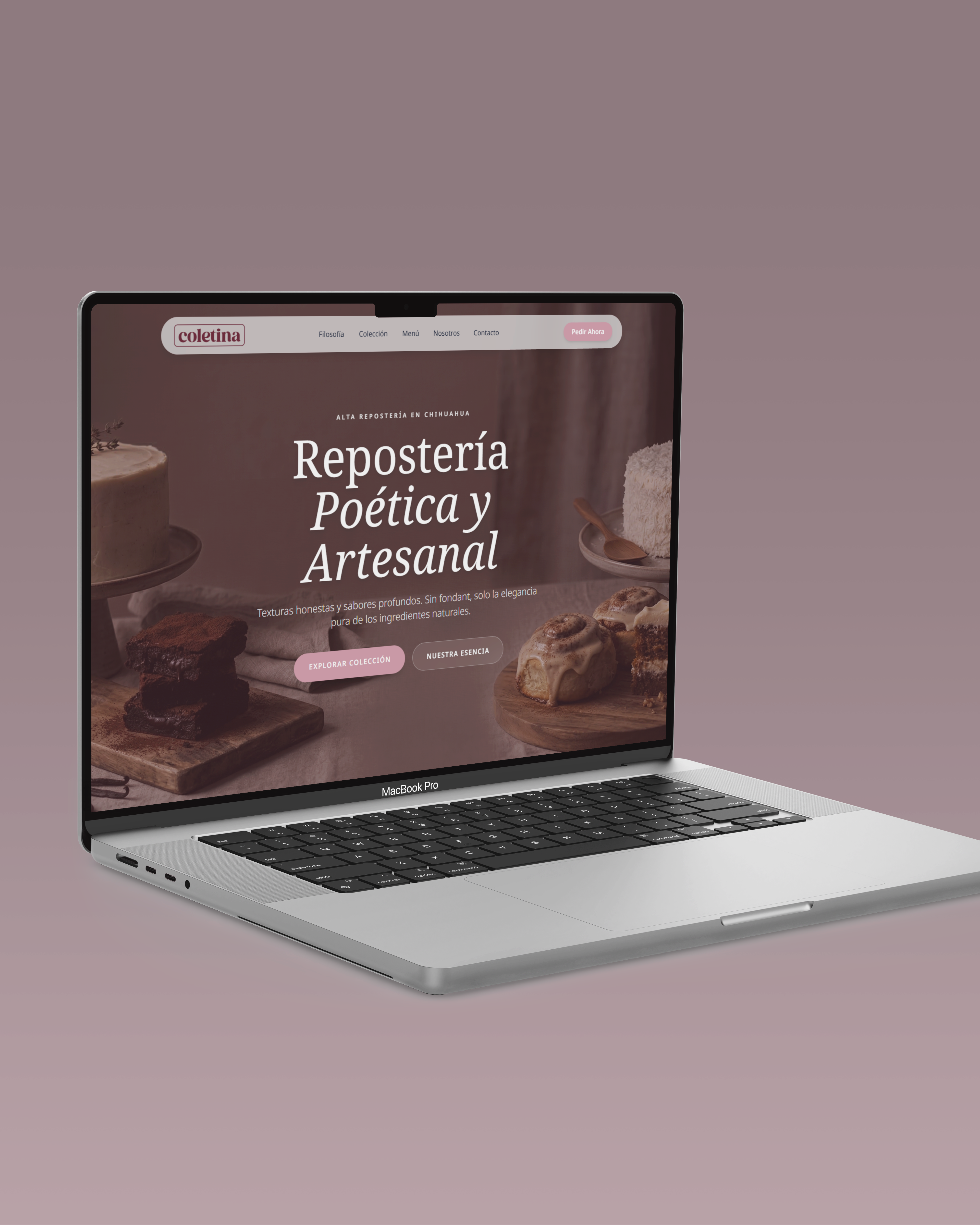 Coletina pastry shop website